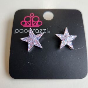 Paparazzi Kids Multicolor Star Earrings